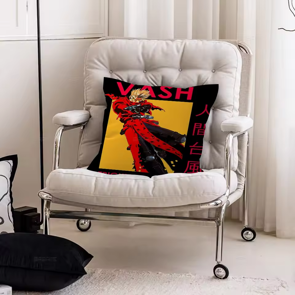 Trigun Anime Stampede Pillow Case Trigun Anime Stampede Pillow Case