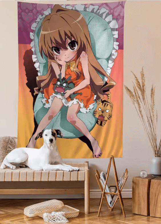 Toradora Taiga Aisaka Anime Tapestry Wall Hanging Sheet