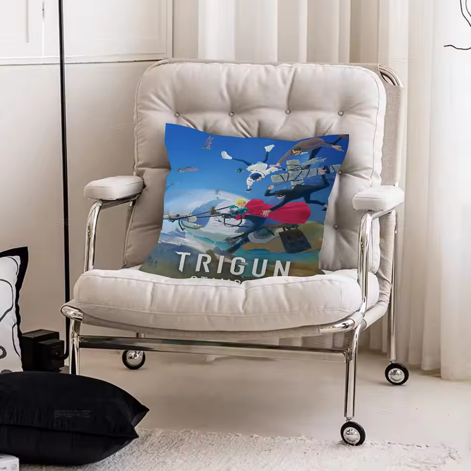 Trigun Stampede Anime Pillow Cover Trigun Stampede Anime Pillow Cover
