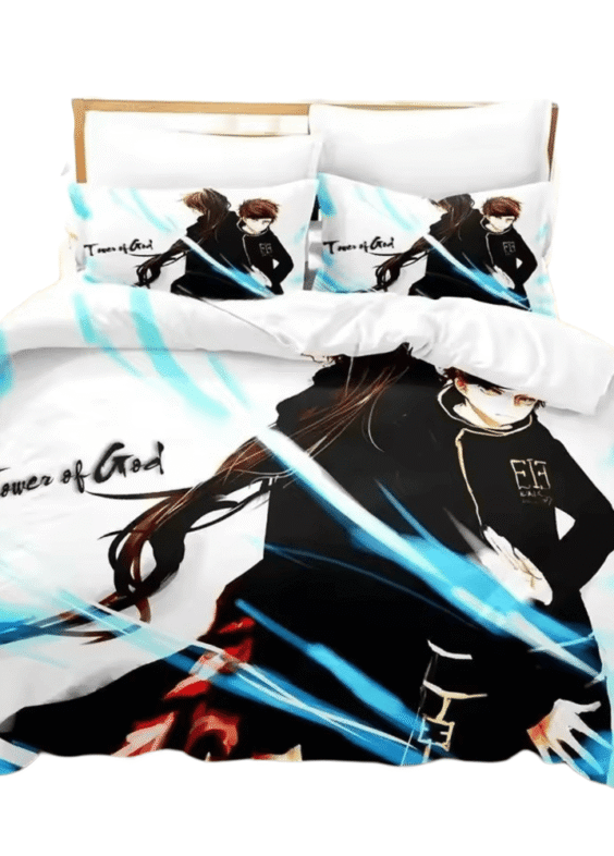 Anime Tower Of God Twenty-Fifth Bam White Bedding Set
