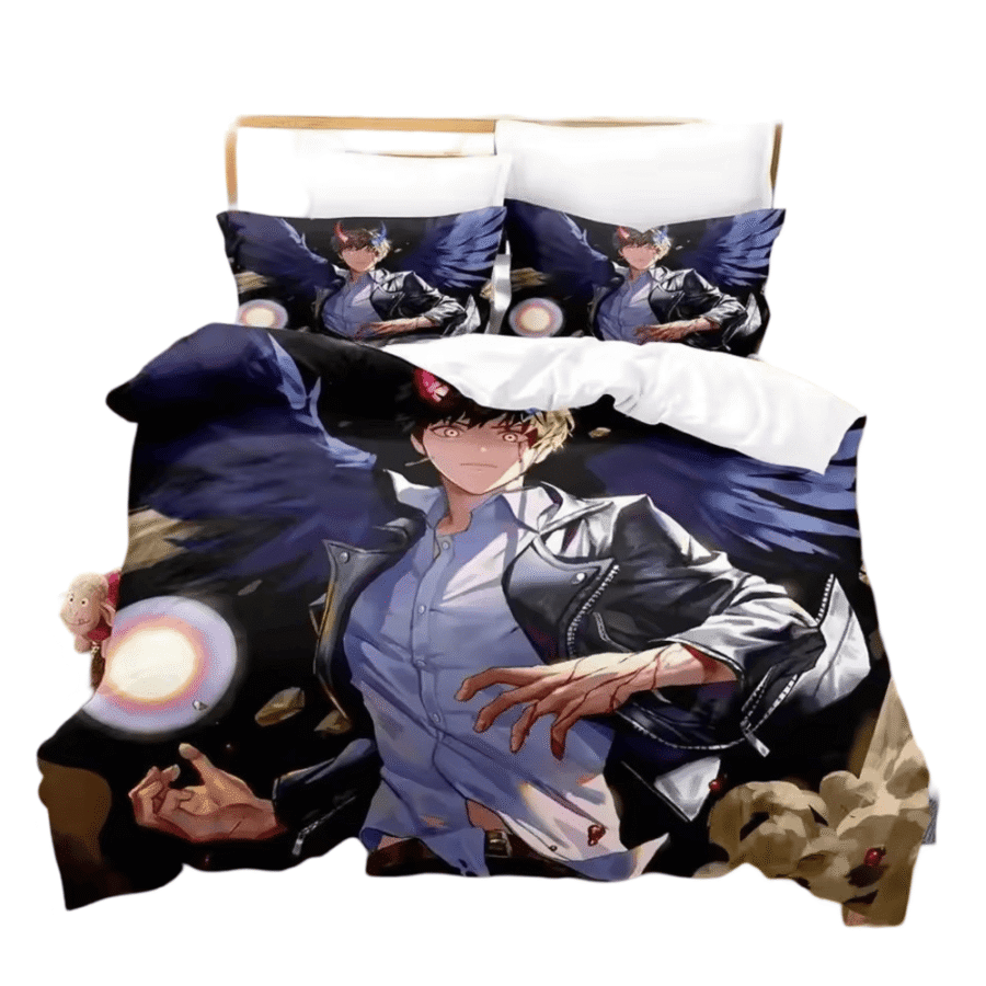 Tower Of God Twenty-Fifth Bam Anime Printed Bedding Set Tower Of God Twenty-Fifth Bam Anime Printed Bedding Set