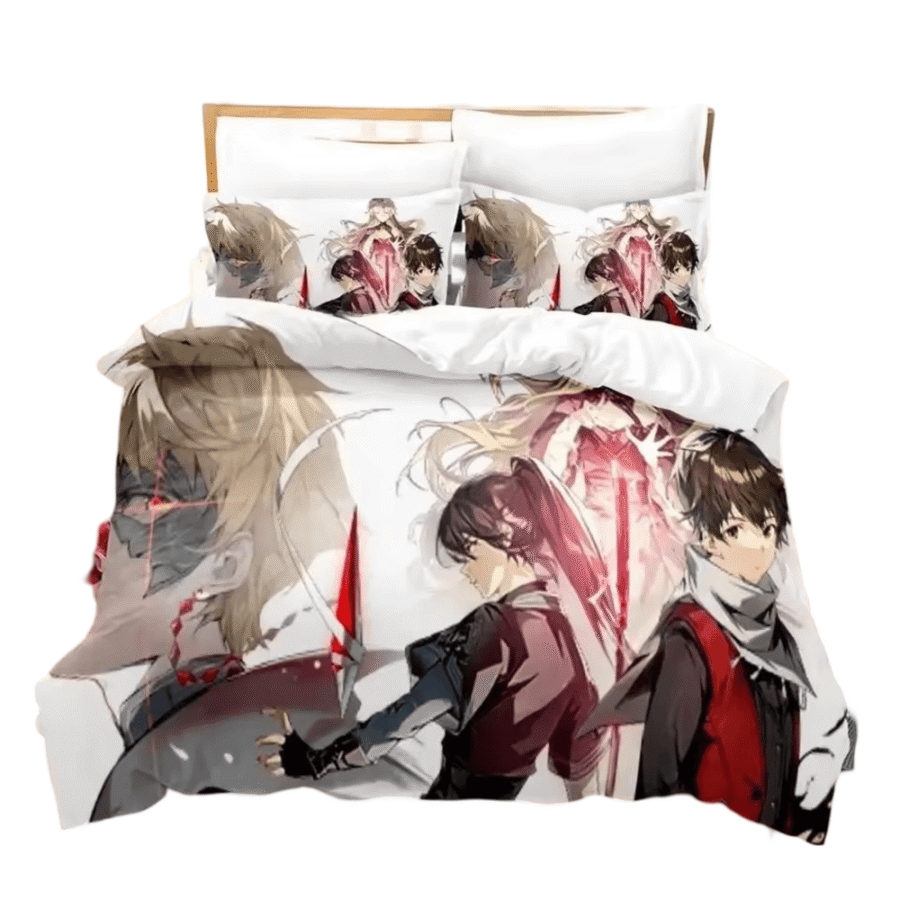 Anime Tower Of God Baam With Friends Bedding Set Anime Tower Of God Baam With Friends Bedding Set