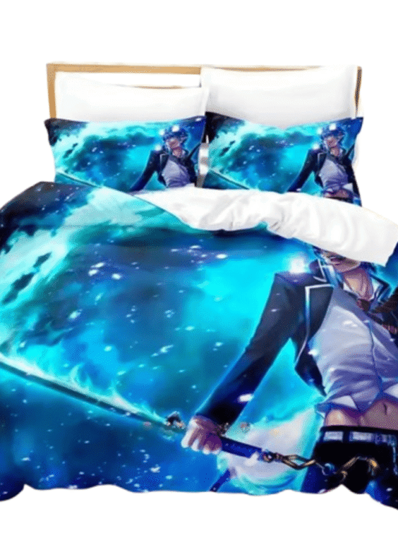 Blue Exorcist Anime Rin Okumura Microfiber Bedding Set