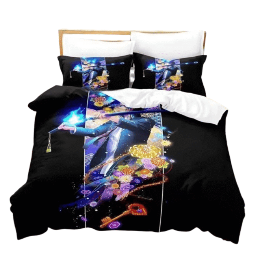 Blue Exorcist Rin Okumura Anime Printed Bedding Set Blue Exorcist Rin Okumura Anime Printed Bedding Set