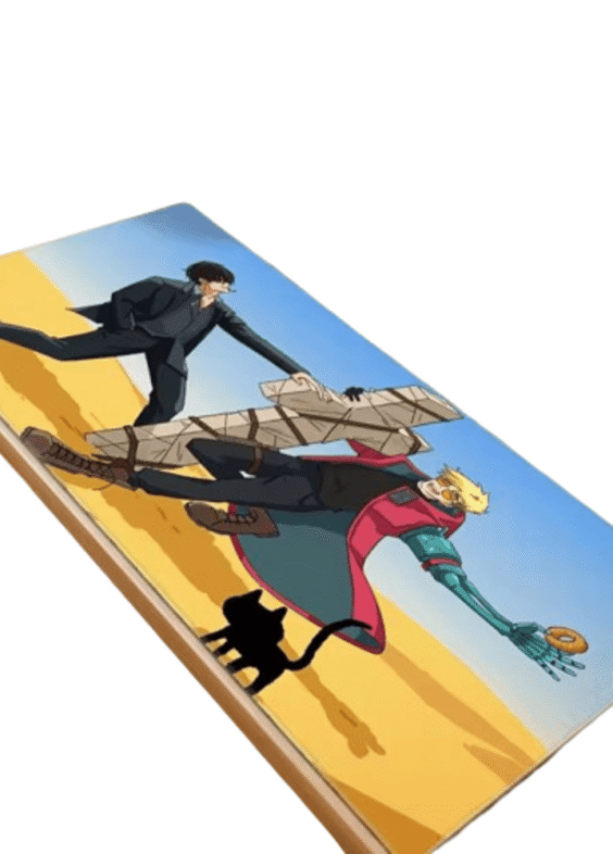 Anime Trigun Vash The Stampede And Nicholas D. Wolfwood Mouse Pad