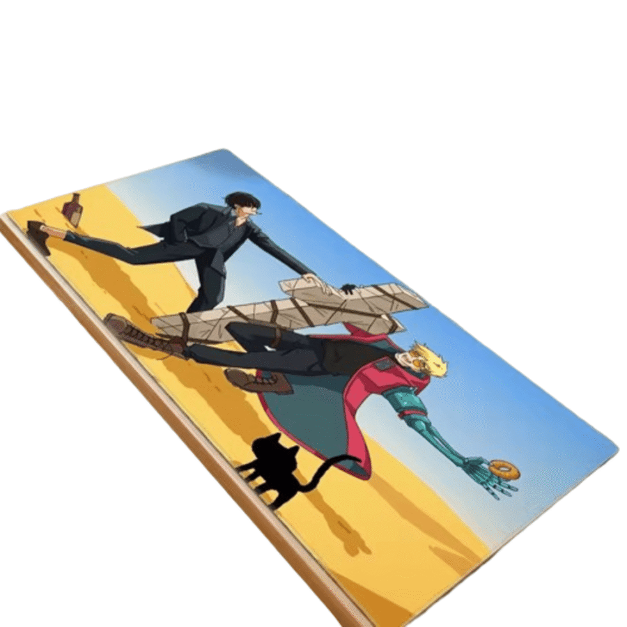 Anime Trigun Vash The Stampede And Nicholas D. Wolfwood Mouse Pad Anime Trigun Vash The Stampede And Nicholas D. Wolfwood Mouse Pad