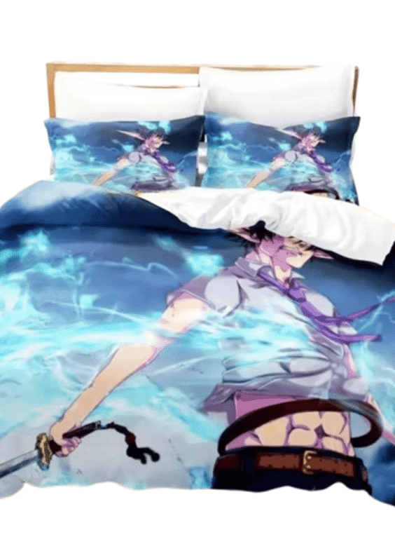 Blue Exorcist Anime Rin Okumura Printed Bedding Set