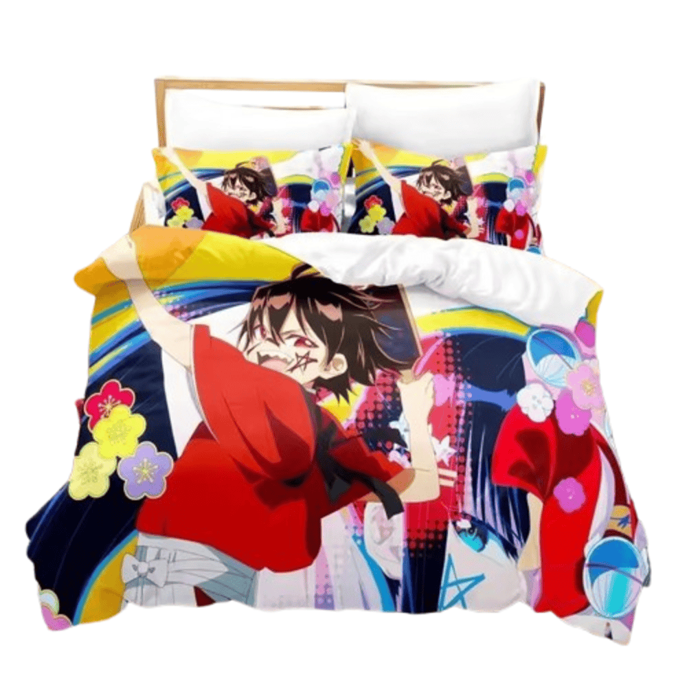 Twin Star Exorcists Anime Benio Adashino Printed Bedding Set