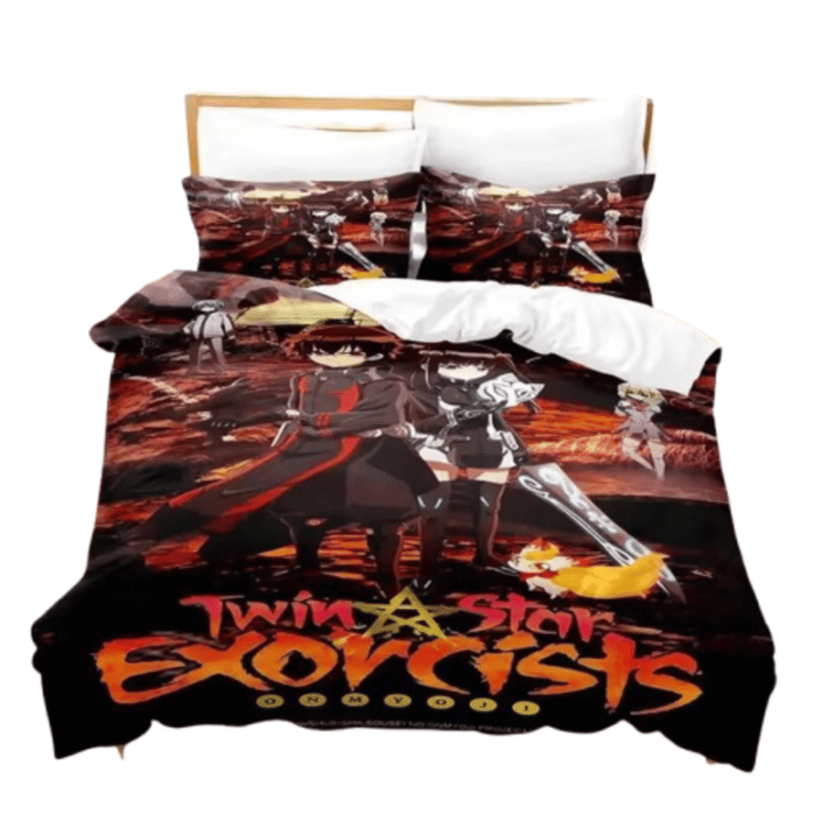 Twin Star Exorcists Anime Character Print Bedding Set Twin Star Exorcists Anime Character Print Bedding Set