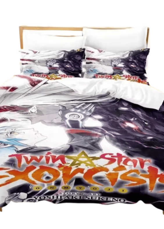 Anime Twin Star Exorcists Rokuro And Benio Microfiber Bedding Set