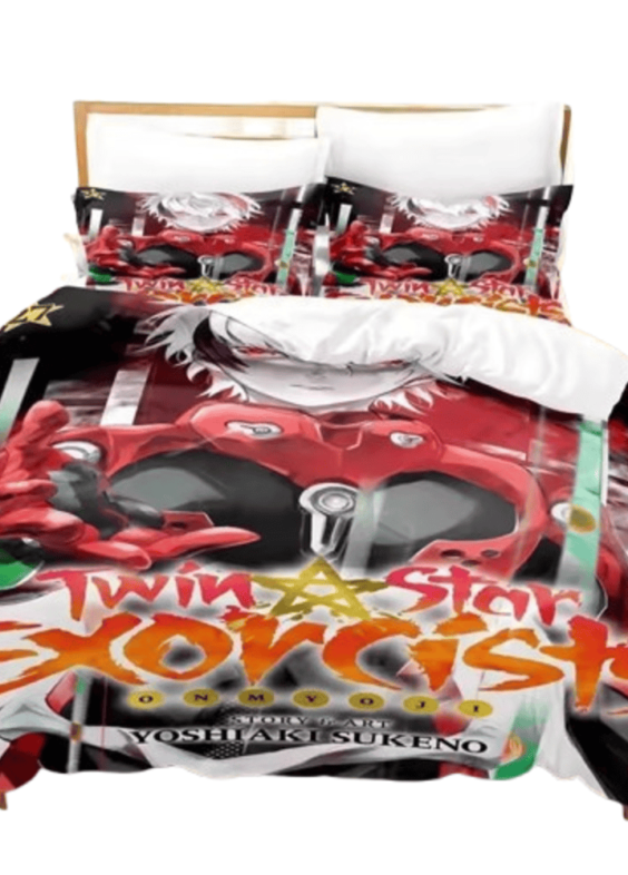 Twin Star Exorcists Rokuro Enmado Anime Bedding Set