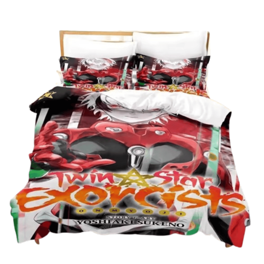 Twin Star Exorcists Rokuro Enmado Anime Bedding Set