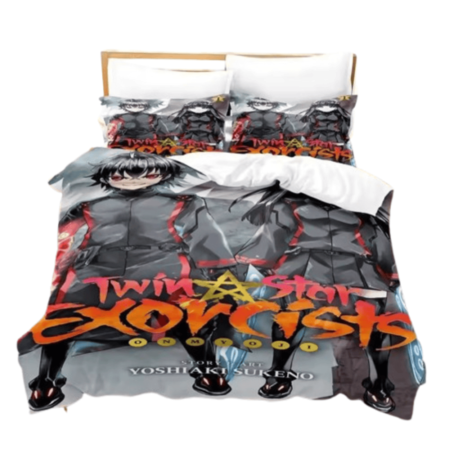 Twin Star Exorcists Anime Rokuro Enmado And Benio Adashino Bedding Set