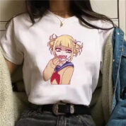 Anime My Hero Academia Himiko Toga Printed T-Shirt