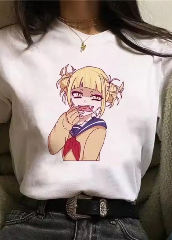 Anime My Hero Academia Himiko Toga Printed T-Shirt