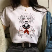 My Hero Academia Anime Himiko Toga White T-Shirt