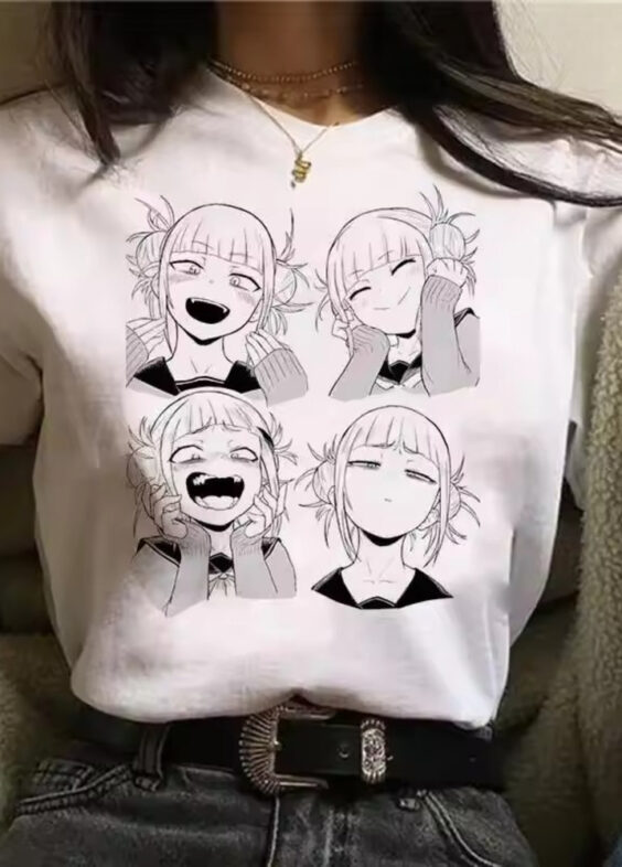 Anime My Hero Academia Himiko Toga T-Shirt For Woman