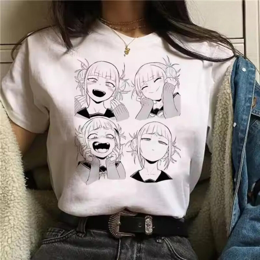 Anime My Hero Academia Himiko Toga T-Shirt For Woman