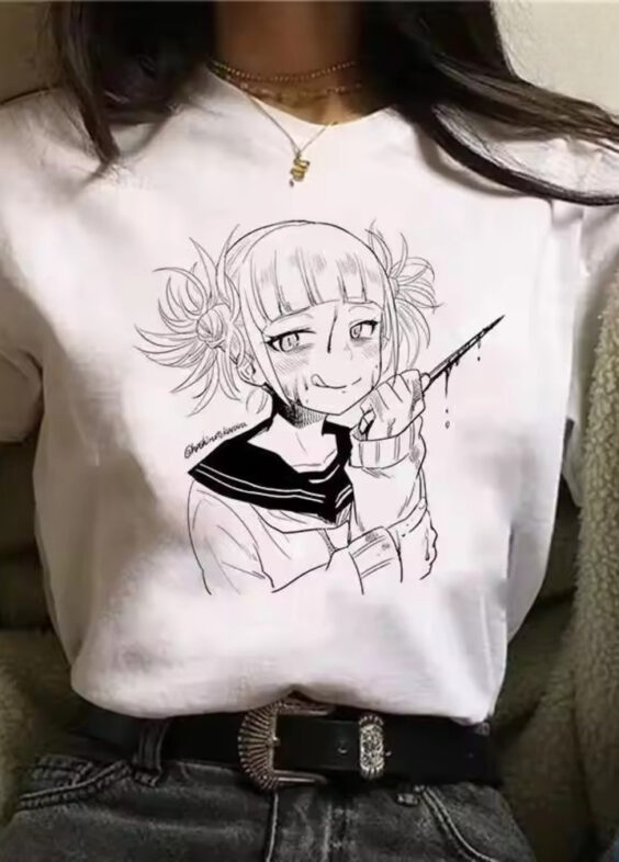 My Hero Academia Anime Himiko Toga Printed T-Shirt