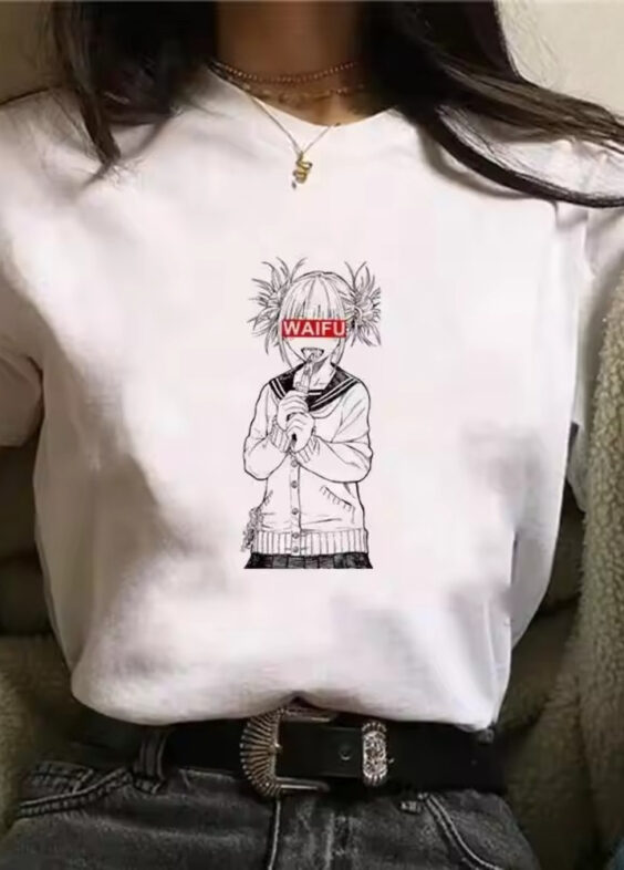 Anime My Hero Academia Himiko Toga Casual T-Shirt For Women